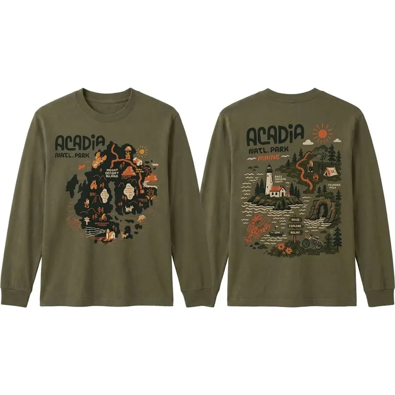 Personalized Acadia National Park Crewneck Sweatshirt: 7 Must-Have Styles
