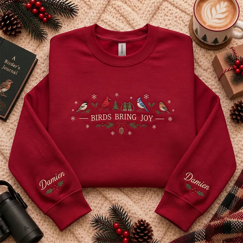 Best Embroidered Bird Sweatshirts for Bird Lovers & Birdwatchers