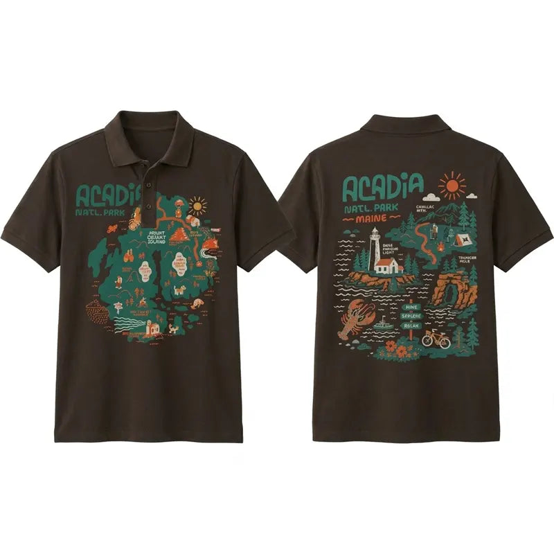 Personalized Acadia Hiking Shirts for the Trail and Beyond