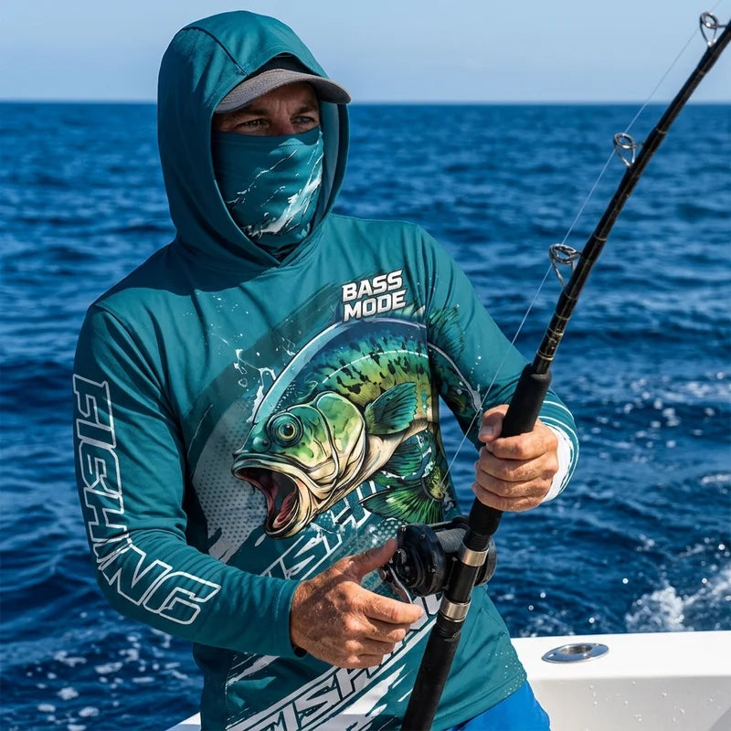 Custom Fishing Sun Protection Shirt (UPF) with Name