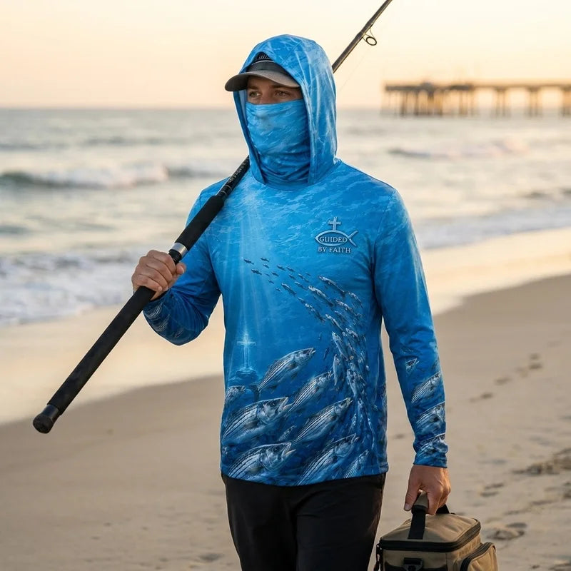 Personalized Fishing Sun Gear: Wear Your Favorite Spot's Coordinates