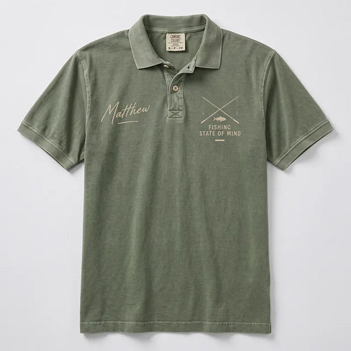Things I Do in My Spare Time Fishing Polo Shirt