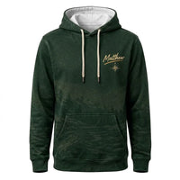 Personalized Off the Grid Fishing Topographic Map Hoodie