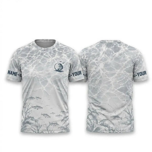 Personalized Underwater Fishing Water Ripple T-Shirt