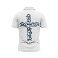 Personalized Matthew 4:19 Fishers of Men Christian Fishing Polo Shirt