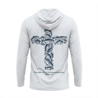 Personalized Matthew 4:19 Fishers of Men Christian Fishing Hooded Long Sleeve Shirt