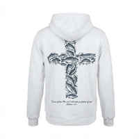 Personalized Matthew 4:19 Fishers of Men Christian Fishing Hoodie