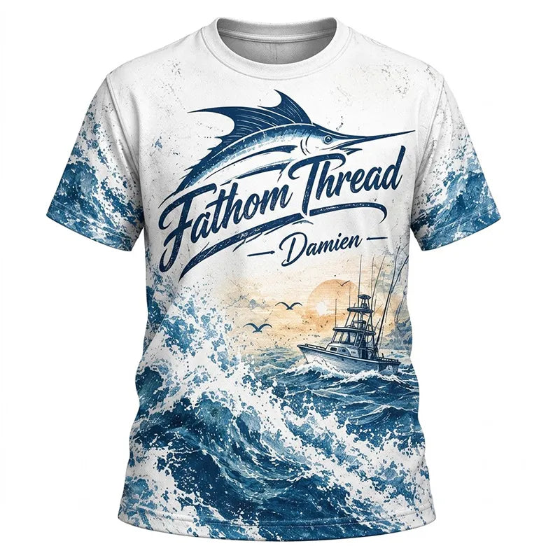 Fathom Thread Marlin Saltwater Adventure T-Shirt