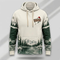 I'd Rather Be Fishing Santa Christmas 3D Hoodie