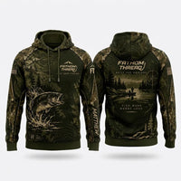 Fathom Thread Fish More Worry Less Fishing Hoodie
