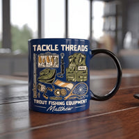 Personalized Tackle Threads Trout Fishing Equipment Ceramic Mug