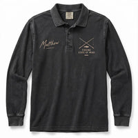 Things I Do in My Spare Time Fishing Polo Long Sleeve Shirt