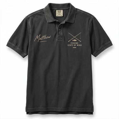 Things I Do in My Spare Time Fishing Polo Shirt