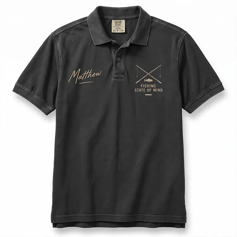 Things I Do in My Spare Time Fishing Polo Shirt