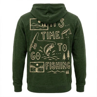 Personalized It's Time To Go Fishing Fathom Thread Hoodie