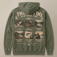 Things I Do in My Spare Time Fishing Hoodie