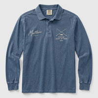 Things I Do in My Spare Time Fishing Polo Long Sleeve Shirt