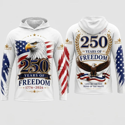 250 Years of Freedom American Eagle Hoodie