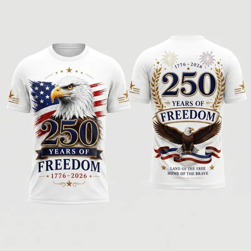 250 Years of Freedom American Eagle T-Shirt