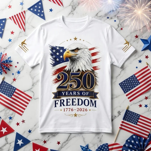 250 Years of Freedom American Eagle T-Shirt