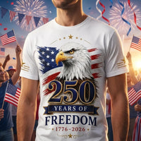 250 Years of Freedom American Eagle T-Shirt