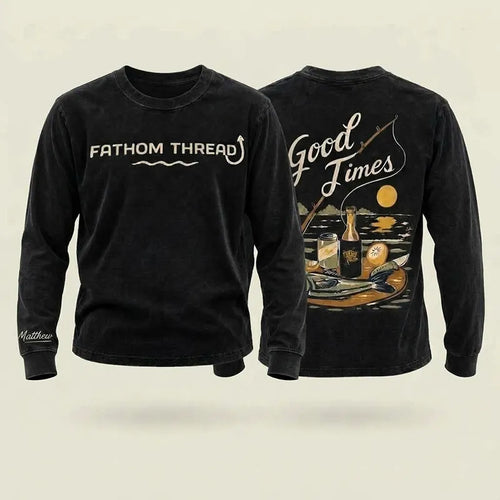 Fathom Threads Good Times Fishing Long Sleeve Shirt