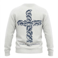 Personalized Matthew 4:19 Fishers of Men Christian Fishing Sweater