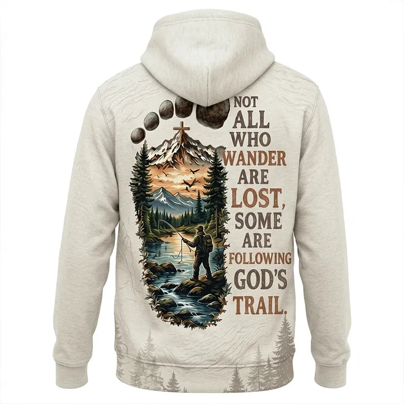 Faith Over Mountains Personalized Name Christian Hoodie