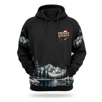 I'd Rather Be Fishing Santa Christmas 3D Hoodie