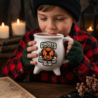 Ghosts Don't Scare Me Personalized Halloween Hunting Cauldron Mug