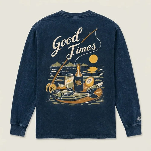 Fathom Threads Good Times Fishing Long Sleeve Shirt