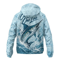 3D Fishing Deep Sea Marlin Ocean Design Windbreaker Jacket