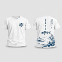 Personalized Vintage Bass Fishing Graphic T-Shirt