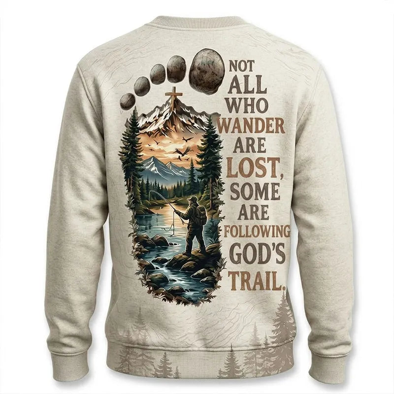 Faith Over Mountains Personalized Name Christian Sweater