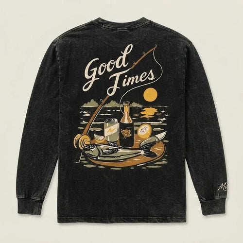Fathom Threads Good Times Fishing Long Sleeve Shirt