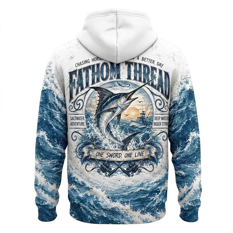 Fathom Thread Marlin Saltwater Adventure Hoodie