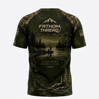 Fathom Thread Fish More Worry Less Fishing T-Shirt