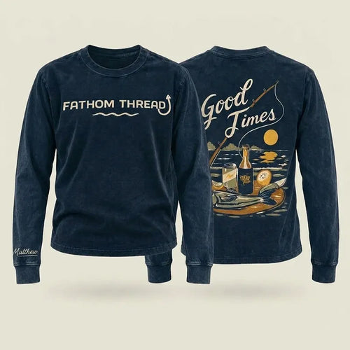 Fathom Threads Good Times Fishing Long Sleeve Shirt