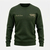 Personalized It's Time To Go Fishing Fathom Thread Sweater