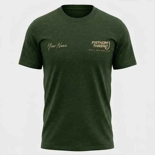 Personalized It's Time To Go Fishing Fathom Thread T-Shirt