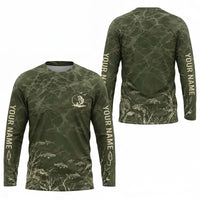 Personalized Underwater Fishing Water Ripple Long Sleeve Shirt