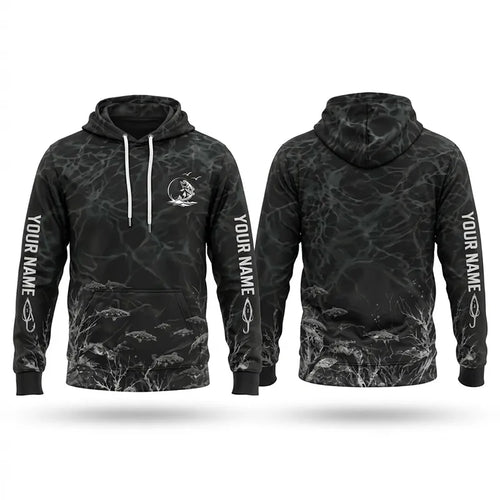 Personalized Underwater Fishing Water Ripple Hoodie