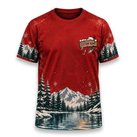 I'd Rather Be Fishing Santa Christmas T-Shirt
