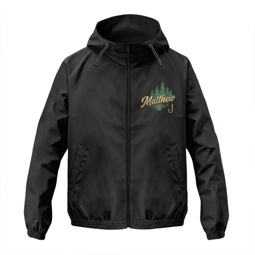 Personalized If You Think I Only Go Fishing Fishing Windbreaker Jacket