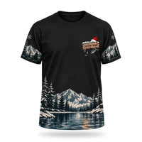 I'd Rather Be Fishing Santa Christmas T-Shirt