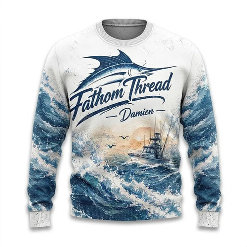 Fathom Thread Marlin Saltwater Adventure Sweater