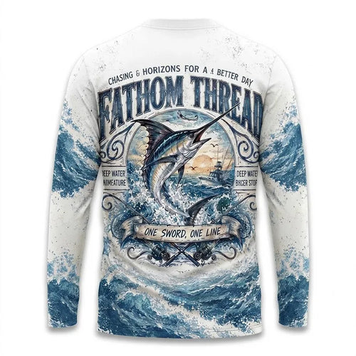 Fathom Thread Marlin Saltwater Adventure Long Sleeve Shirt