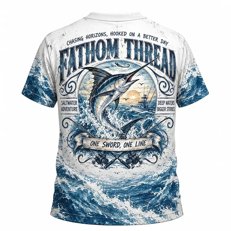 Fathom Thread Marlin Saltwater Adventure T-Shirt
