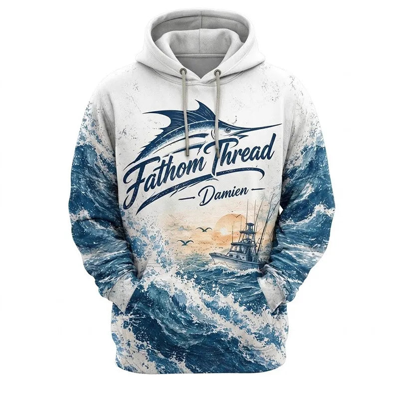Fathom Thread Marlin Saltwater Adventure Hoodie