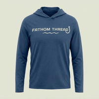 Fathom Threads Good Times Fishing Hooded Long Sleeve Shirt